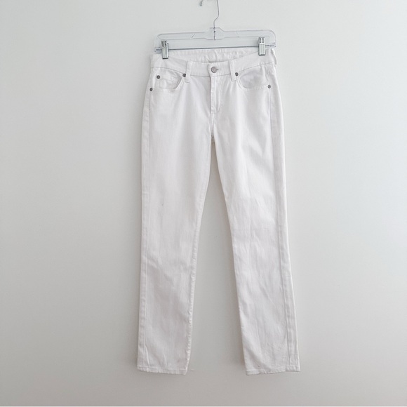 7 For All Mankind White Jeans - Picture 9 of 9